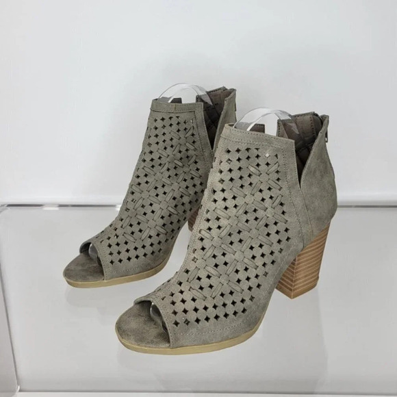 Sugar Open Toe Booties - Picture 1 of 10